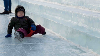 Фотография к новости: В Астане установят 16-метровую ледовую горку 