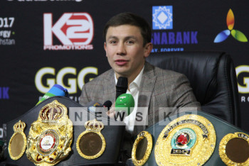 Фотография к новости: Геннадий Головкин стал почетным гражданином Карагандинской области