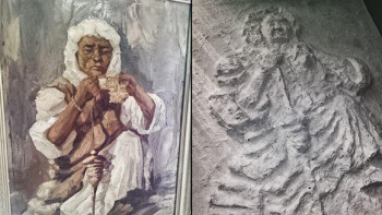 Фотография к новости: Выставка тактильных картин впервые открылась в Петропавловске 