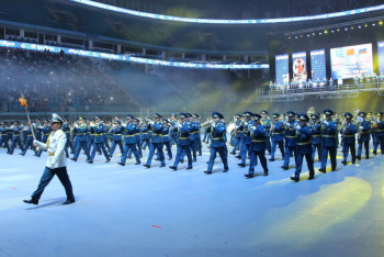 Фотография к новости: Despacito и Beyonce: В Астане завершился международный фестиваль военных оркестров