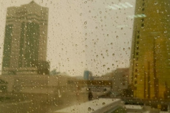 Фотография к новости: Первый весенний дождь пошёл в Астане