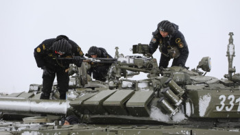 Фотография к новости: Танковую бригаду Гвардейского гарнизона РК подняли по учебной тревоге