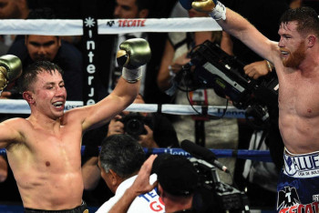 Фотография к новости: Бой Головкин - Альварес назван событием года по версии журнала The Ring