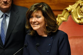 Фотография к новости: Впервые сенат Италии возглавила женщина