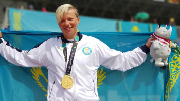 Фотография к новости: Азиада-2018: байдарочница принесла Казахстану тринадцатое "золото" 