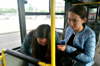 Фотография к новости: Беременная девушка пострадала в ДТП с автобусами в Астане