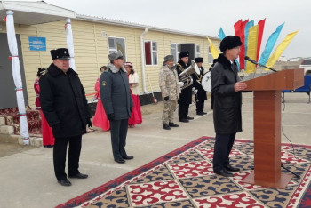 Фотография к новости: Казахстан открыл погранзаставу на границе с Туркменистаном 