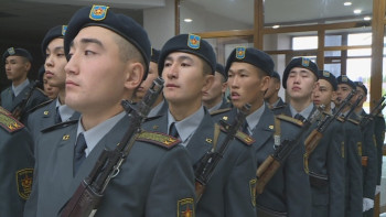 Фотография к новости: Свыше 250 кадетов приняли присягу в Акмолинской области