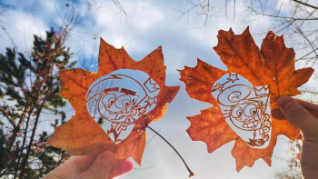 Фотография к новости: Рисунки на листьях принесли казахстанцу контракт с Nickelodeon