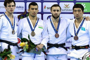 Фотография к новости: Дзюдоист Жансай Смагулов выиграл этап Мирового Гран-при в Тунисе