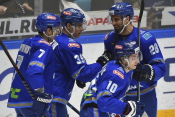 Фотография к новости: "Барыс" одержал победу в пятом матче серии плей-офф КХЛ