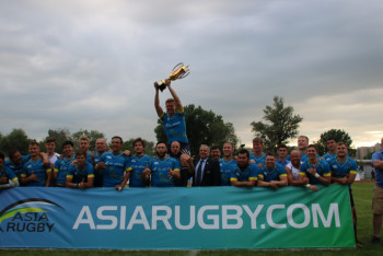 Фотография к новости: Казахстанские регбисты завоевали золото чемпионата Азии 