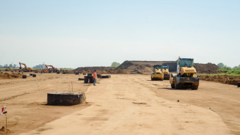 Фотография к новости: Временная объездная дорога запущена вдоль Коргалжынского шоссе в Астане 