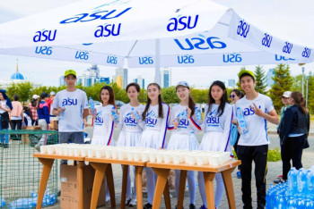 Фотография к новости: Свыше 100 кг пластика собрали на IRONMAN в Астане