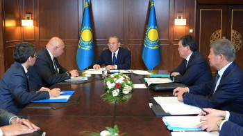 Фотография к новости: Инвестпроекты в Казахстане обсудил Назарбаев с турецким бизнесменом 