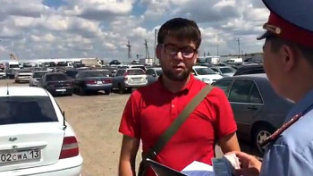 Фотография к новости: Автомобиль Opel заехал на новый мост в Астане – водитель извинился перед жителями  