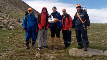 Фотография к новости: Сломавшего ногу туриста спасли на Большом Алматинском пике