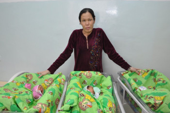 Фотография к новости: Вторая тройня родилась в ЮКО с начала года