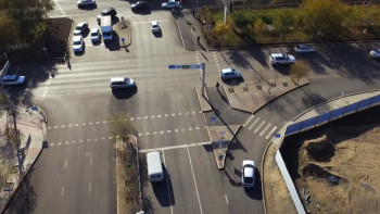 Фотография к новости: В Атырау  реконструировали три центральные городские улицы