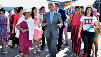 Фотография к новости: Базы отдыха на побережье Алаколя раскритиковал Даниал Ахметов  