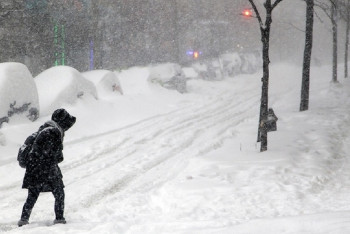 Фотография к новости: Метель и гололёд ожидается на большей части Казахстана