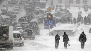 Фотография к новости: Штормовое предупреждение объявлено в трёх регионах Казахстана