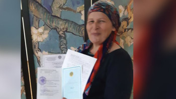 Фотография к новости: Матери семерых детей подарили дом в Мангистау