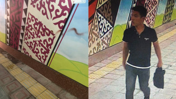 Фотография к новости: Разрисовавшего стены подземки художника-вандала разыскивает полиция Алматы