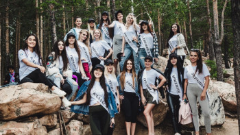 Фотография к новости: Финалистки "Мисс СНГ- 2018" посетили курорт Бурабай