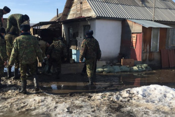 Фотография к новости: Из-за потепления подтопило несколько районов Алматинской области 