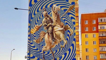 Фотография к новости: Граффити казахстанского художника вошло в число лучших в мире 