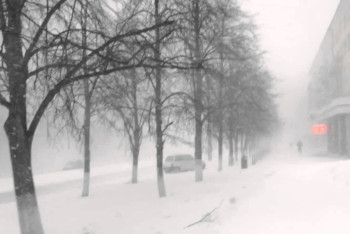 Фотография к новости: Штормовое предупреждение объявлено в Астане