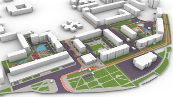 Фотография к новости: Умные домофоны, остановки и шлагбаумы: как меняется микрорайон "Жастар" в Астане