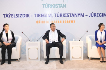 Фотография к новости: Туймебаев призвал молодёжь работать на развитие Туркестана