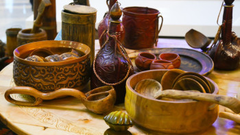 Фотография к новости: В столичном Дворце мира и согласия прошла выставка, посвященная кумысу