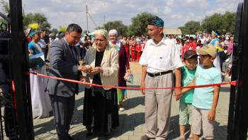 Фотография к новости: Парк в родном ауле построил актюбинский бизнесмен 