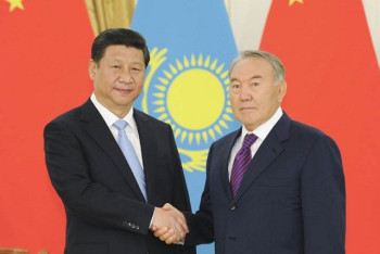 Фотография к новости: Назарбаев поздравил Си Цзиньпина с переизбранием на пост Председателя КНР 