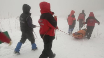 Фотография к новости: Туристов спасли в горах Алматы