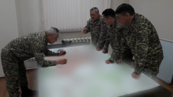 Фотография к новости: В Астане прошли командно-штабные мобилизационные учения