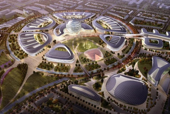 Фотография к новости: В управлении МФЦА будут находиться третий и четвертый павильоны ЭКСПО 