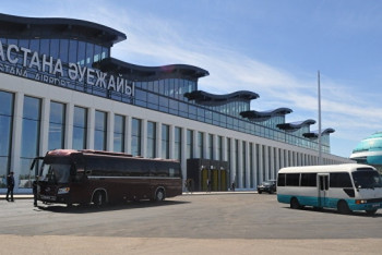 Фотография к новости: Угроза подтопления аэропорта Астаны сохраняется – МВД