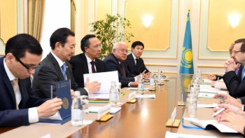 Фотография к новости: Кайрат Абдрахманов встретился с Генеральным секретарем ОБСЕ