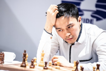 Фотография к новости: Казахстанский гроссмейстер обыграл вице-чемпиона мира по шахматам