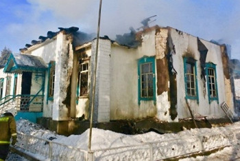 Фотография к новости: Фонд "Уакып" готов помочь восстановить сгоревший храм в Алматинской области