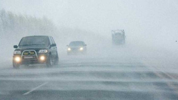 Фотография к новости: Из-за метели закрыто движение на автодороге "Ушарал-Достык"