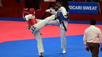 Фотография к новости: Шесть золотых медалей привезли казахстанские таеквондисты с турнира в ОАЭ