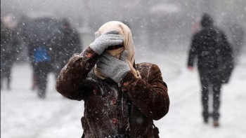 Фотография к новости: Штормовое предупреждение из -за морозов объявили в трех областях Казахстана 