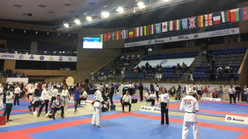 Фотография к новости: Казахстанские каратисты выступают на ЧМ в Болгарии
