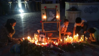 Фотография к новости: Акмолинцы скорбят о смерти Дениса Тена