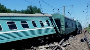 Фотография к новости: Крушение поезда в Шу: Транспортная прокуратура завершила расследование дела 